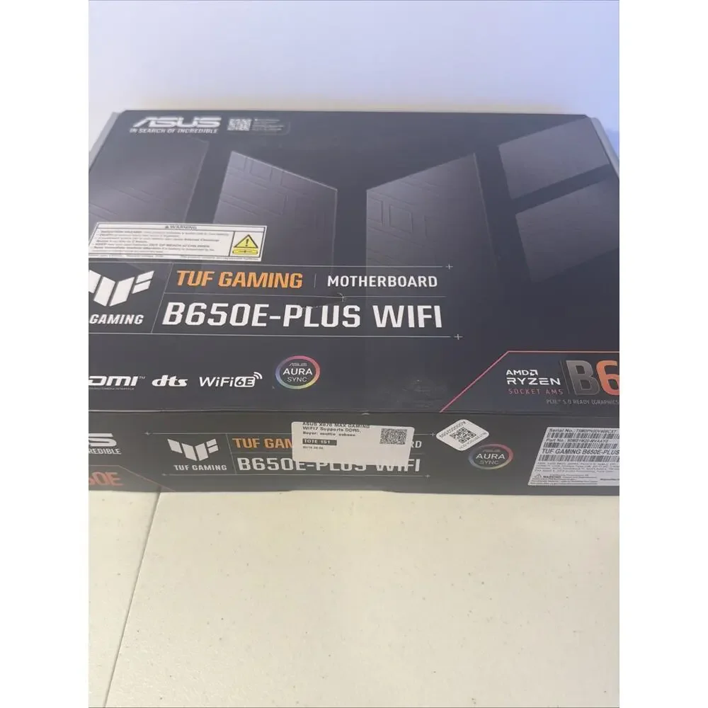 ASUS TUF Gaming B650E-PLUS WIFI ATX AM5 DDR5 PCIe 5.0 Motherboard NEW